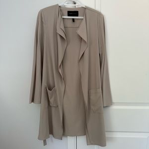 BCBGMAXAZRIA lightweight dust coat